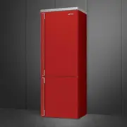 Smeg Portofino 481 Litre Bottom Mount Fridge - Red