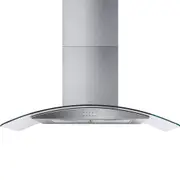 Range Hood 900mm Rangehood Kitchen Stainless Glass Canopy 90cm