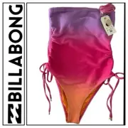 BNWT BILLABONG DAYBREAK OMBRE NAOMI BANDEAU ONE PIECE SHELF BRA (MED/10) $139