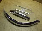 20" Musclebike Bicycle Polo Fender Set Rat Rod Raleigh Monark Huffy Rail &