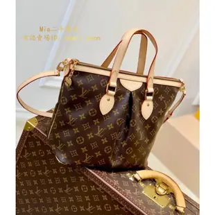 【二手正品】LOUIS VUITTON 路易威登LV M40145 經典花紋Monogram帆布肩背/手提包