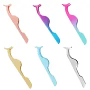 Stainless Steel Eyebrow Tweezers Slant Tip