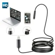 7mm Industrial Endoscope Borescope Camera Dual Lens Pipe Sewer Drain Car Home