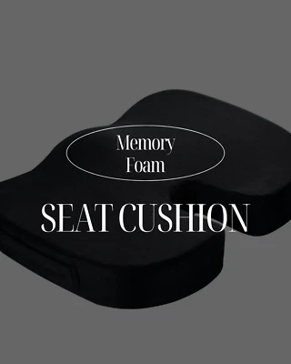 Memory Foam Seat Cushion for Home Office Coccyx Orthopedic Chair Massage Pad