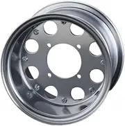 Gcraft 39317 Wheel 8 Inch 5.5J 8 Hole Type 1 Wheel Monkey Gorilla Silver Aluminum