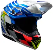 Bell Moto-10 Spherical MIPS Pro Circuit 25, motocross helmet , color: Blue/Yellow/Red , size: L