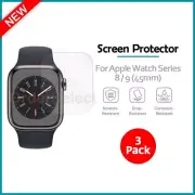 3-Pack LCD Clear HD Screen Protector for Apple Watch iWatch Series 8 / 9 (45mm)
