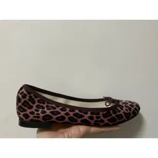 Repetto 巴黎時尚芭蕾舞鞋 粉色豹紋