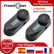 Bluetooth Motorcycle Intercom Helmet Headset Wireless Motorbike Head Interphone