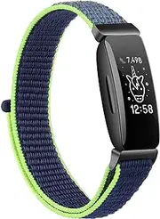 Nylon Ace 3 Bands Compatible with Fitbit Ace 3 Straps for Kids Boys Girls - Soft Skin-Friendly Breathable Ace 3 Bands for Kids Watch Band Wrist Strap Bracelet Accessories