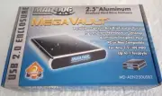 Mad Dog Multimedia Mega Vault 2.5" Anodized Hard Drive Case/Enclosure USB 2.0