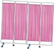 3/4/5 Pieces Folding Screen,304 Stainless Clinic Partition Mobile,for Hospital Clinic Home(COLOR1,4piece)