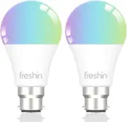 Smart Light Bulbs B22 9W RGBCW Wifi Light Bulb, Dimmable Led Light, 2.4Ghz Only