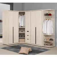 在飛比找蝦皮商城優惠-obis 衣櫃 衣櫥 系統櫃 昆提斯8.4尺組合衣櫥（全組）