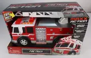 Maxx Action Fire Truck with Lights & Sounds New