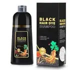 Hair Dye Shampoo 3 in 1, Herbal Ingredients Black Hair Dye for Women Men, Gre...