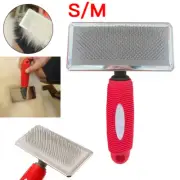Pet Dog Cat Hair Shedding S/M Brush Slicker Grooming Trimmer Comb Undercoat Rake