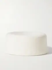 [Gigi Burris] Gigi Burris - Lauren Wool-felt Pillbox Hat - Ivory - One size One size Ivory