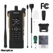 HAMGEEK APX-8000 12W VHF UHF Radio Walkie Talkie+Handheld Mic+Programming Cable