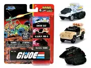 JADA NANO Hollywood Rides GI JOE (NV18) Snow Cat and VAMP MK-II & H.I.S.S. Tank