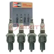 4 pc Champion Double Platinum Spark Plugs for 1976 Nissan F10 1.4L L4 us
