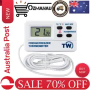 Fridge Thermometer or Freezer Thermometer Digital with Warning Alarm and Max Min
