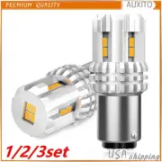 AUXITO 1157 BAY15D 7507 LED Turn Amber Marker Signal Side Light Bulb 1/2set (for: Porsche)