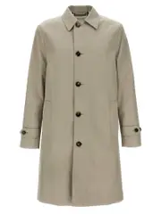 [Burberry] Burberry-Medium Car Coat Trench E Impermeabili Grigio-Uomo 50IT Gray