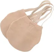 [WOFASHPURET] Professional Artistic Gymnastics Shoes Women's Half Sole Dance Shoes Breathable Sole Guards Non-Slip for Dance Beige