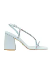 Square-headed sandals 37.5,37 White