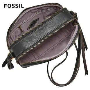 送禮首選★【FOSSIL】Maisie 真皮立體相機包 大款-黑色 SHB2420001【美國時尚品牌】 附防塵袋+提袋【全館滿額折價★FOSSIL全系列包夾送美妝蛋】