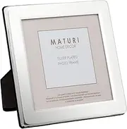Silver Plated Photo Frame - Flat Edge Finish 4 x 4-inch (10 x 10cm)