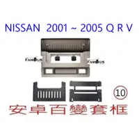 在飛比找蝦皮購物優惠-全新 不反光款式 安卓框- Nissan 2001~2005