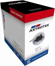 Astrotek CAT6 UTP Full 0.55mm Copper Solid Wire Ethernet LAN Network Cable, Orange, 305 Meter Length