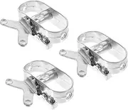 3Pcs Heavy Duty Pool Cover Winch Cable Tightener Durable Aluminum Hand Crank Essential Pool Accessories for Securing Winter Covers and Preventing Debris