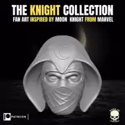 Moon Knight custom head for 4" 6" 7" 12" Marvel action figures