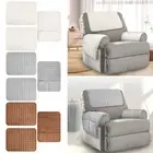 3Pcs Sofa Armrest Cover with Side Storage Pockets Non Slip Sofa Arm coa
