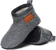 ditont Toddler Boys Girls Indoor House Slippers Lightweight Kids Baby Non-Slip First Walking Home Socks Shoes