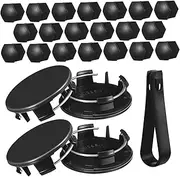 ULTECHNOVO 1 Set Hub Caps and Lug Nut Covers with Wrench for Model Y S X Easy Installation Wheel Center Covers Protective Function Complete Wheel Maintenance