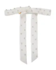 Lele Sadoughi Bardot Faux Pearl Velvet Bow Barrette
