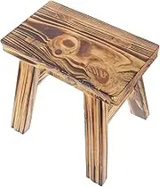 Zerodeko Stool Step Stool for Bathroom Home Use for Toilet Training Lightweight Design with Smooth Edges Carbonized Finish