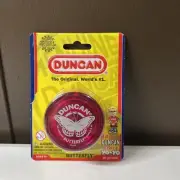 NEW Duncan Butterfly Yo-Yo, Beginner with String, Steel Axle, Red