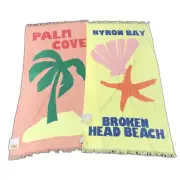 NEW Set of 2 Byron Bay and Palm Cove Beach Summer Towels
