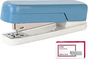 PROMISE FLOURISH Rotary Stapler, 20 Sheets Capacity Swing Arm Swivel Stapler with 1000 Staples (Blue)