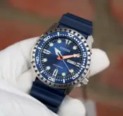 CITIZEN NH8381-12LB Marine Automatic 100M Sports Watch Blue