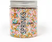 Sprinks Paris In Spring Nonpareils Sprinkles 65g - Multicolour Cake Sprinkles | Cupcake Decorations | Edible Cake Decorations | Christmas Sprinkles | Dessert Sprinkles | Unicorn Cake Sprinkles