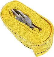 BELLIFFY Vehicle Towing Strap Durable Car Towing Rope with Heavy Duty Hook Thicken Tow Strap for Outdoor and Trailer Use for Vehicles Up to Tons