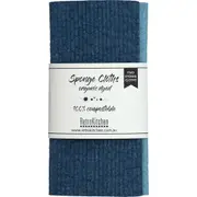 Retrokitchen 100% Compostable Sponge Cloth Organic Dyed Marine 2 Pack