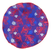 Lord R Colton Masterworks Pocket Round Positano Blue Floral Silk $75 Retail New