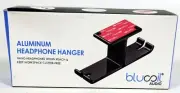 Aluminum Headphone Hanger Hook Tape Under Desk Dual Headset Mount Holder NEW